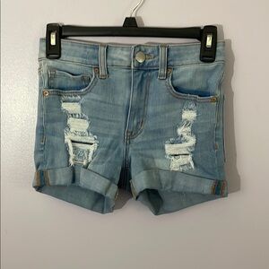 Aeropostale Denim Distressed Women Shorts